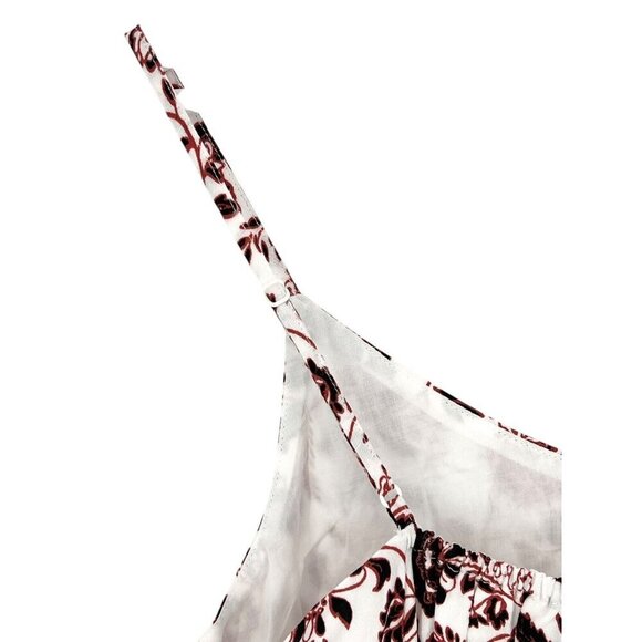 Loft Women's Petite‎ Romper Sleeveless Floral Size SP Pockets Inseam 2.5" NWT - Picture 8 of 13